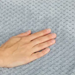 HOMCOM Heated Electric Blanket, Warm Throw Blanket with 5 Heating Levels, 10 Hour Auto-Off Timer, Grey - 9