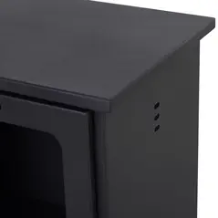 HOMCOM Freestanding Ethanol Fireplace, Bioethanol Fire with 0.9L Tank, 3 Hours Burning Time for Indoor, Black - 7