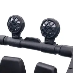 HOMCOM Kids Electric Ride On Car 12V Off Road Toy with Parental Remote Control 2 Motors Horn Lights Suspension Wheels for 3-6 Years Old Black - 9