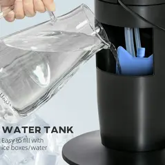 HOMCOM Ice Cooling Tower Fan, Water Conditioner Evaporative Air Cooler Unit with 4 Modes, 3 Speed, Remote Control, Timer, Oscillating for Home Bedroom, Black - 6