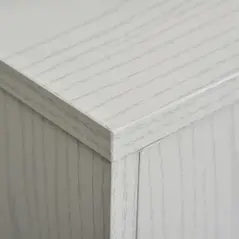 HOMCOM Kitchen Storage Unit, Modern Microwave Stand Trolley Cart, Sideboard with Cabinet,  Locking Wheels, Shelf for Living Room, Dining Room, White - 9