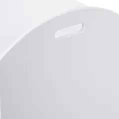 HOMCOM Kids Wooden Toy Box Organizer Children's Toy Storage with Lid Safety Hinge Side Handle Playroom Furniture White - 8