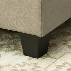 HOMCOM 'L' Shape Modular Storage Sofa - Light Brown - 8