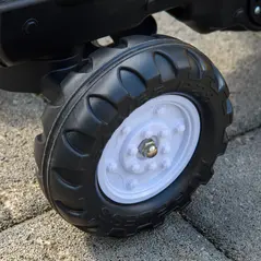 HOMCOM Kids Ride-On Construction Car, with Horn and Detachable Trailer - Yellow - 9