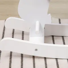 HOMCOM Kids Rocking Horse, with Handlebar, Foot Pedal - Pink - 9