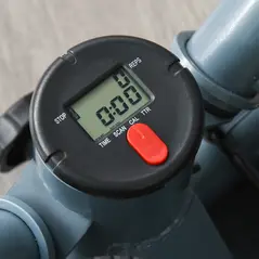 HOMCOM Mini Stepper Step Machine with Resistance Bands and Cushion Mat for Leg Arm Full Body Training Fitness Stair Stepper - 7