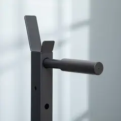 HOMCOM Multifunction Barbell Squat Rack Stand Heavy-Duty Strength Training Dumbbell Rack Adjustable Height Weight Lifting Bench Press Dip Station for Home Gym, Black - 8