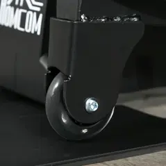 HOMCOM Mini Manual Elliptical Bike, Compact Elliptical Cross Trainer Fitness Workout w/ LCD Monitor, Anti-Slip Pedals, Adjustable Resistance for Home Office - 9