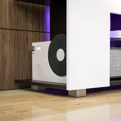 HOMCOM Multi-Shelf TV Cabinet, with Adjustable LED Lights - White - 9