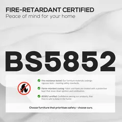 HOMCOM Power Lift Recliner Armchair, Electric Lift Chair for Elderly, Fabric Riser and Reclining Chair with Remote Control, Side Pockets, Extended Footrest, for Living Room, Charcoal Grey - 9