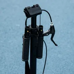 HOMCOM One-click Folding Kick Scooter for 14+ w/ Adjustable Handlebar, Push Scooter with Kickstand, Dual Brake System, Shock Absorber, 200mm Wheels & ABEC-9 Bearings - 8