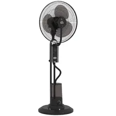 HOMCOM Pedestal Fan with Water Mist Spray, Spray Misting Fan with 70° Oscillation, Tilt Head, 3 Speeds, 3 Modes, Adjustable Mist, 3.2L Water Tank, for Home, 120 cm - 1