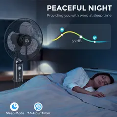 HOMCOM Pedestal Fan with Water Mist Spray, Spray Misting Fan with 70° Oscillation, Tilt Head, 3 Speeds, 3 Modes, Adjustable Mist, 3.2L Water Tank, for Home, 120 cm - 7