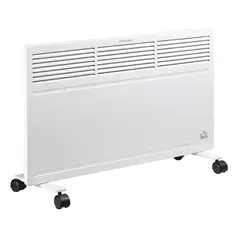 HOMCOM POWER Convector Radiator, Energy Saving Freestanding or Wall-mounted Heating with 2 Heat Settings Safety Cut-Off, White - 1