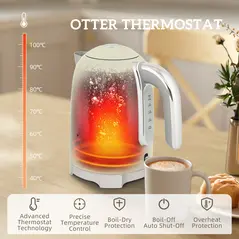 HOMCOM Retro 3000W Kettle and Toaster Set - Grey - 5