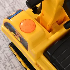 HOMCOM Ride On Excavator Toy Tractors Digger Movable Walker Construction Truck 3 Years - 8