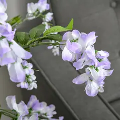 HOMCOM Set of 2 Artificial Plants Wisteria Floral in Pot, Fake Plants for Home Indoor Outdoor Decor, 100cm - 9