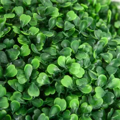 HOMCOM Set of Two Artificial Boxwood Balls Plants - Green - 9