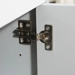 HOMCOM Shoe Bench with Cushion, Modern Storage Bench with Padded Seat, 2-tier Cabinet, Hidden Storage, Adjustable Shelf for Living Room and Entryway, Light Grey - 8