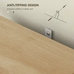 HOMCOM Tall Bathroom Storage Cabinet, Slim Bathroom Storage Unit with Doors and Adjustable Shelves, Freestanding Bathroom Cabinet with Curved Profile Design, White - 7