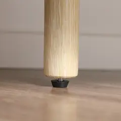 HOMCOM Sliding Door TV Cabinet Stand - Oak Wood-Effect - 9