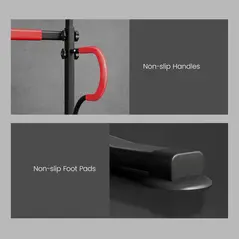 HOMCOM Steel Multi-Use Exercise Power Tower Pull Up Station Adjustable Height W/ Grips - 7