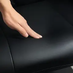 HOMCOM Swivel Recliner Chair with Footstool, PU Leather Recliner Armchair with Adjustable Back and Steel Frame, Reclining Chair Lounge with Flared Armrests for Living Room, Black - 8