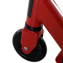 HOMCOM Street Stunt Scooter Intermediate and Beginner Freestyle Tricks Scooters For 14+ Teens Adult w/ Rear φ10cm Wheel & Brake - Red - 9