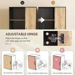 HOMCOM Tall Kitchen Cupboard, Freestanding Kitchen Pantry Cabinet with Adjustable Shelves, Drawers and Soft Close Door, 160cm - 7