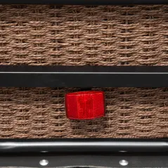 HOMCOM Steel Bike Trailer with Triple Safety, Wagon Bicycle Trailer with Suspension, 2 Wheels Outdoor Storage Carrier, Black - 9