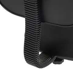 HOMCOM Small Armless Office Chair - Black - 8