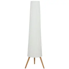 HOMCOM Three-Level Tripod Floor Lamp - White - 1