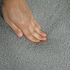 HOMCOM Teddy Fleece Storage Ottoman - Grey - 8