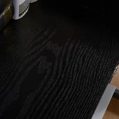 HOMCOM Three-Drawer Lockable Filing Cabinet - Black - 9