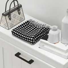 HOMCOM Three-Drawer Minimalistic Shoe Storage Cabinet, for 15 Shoes - 9