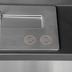 HOMCOM Wall Mounted Ethanol Fireplace, Stainless Steel Bioethanol Heater Stove Fire with 1.2L Tank, 3 Hour Burning Time, 78 x 54 cm, Silver - 9