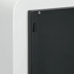 HOMCOM Wall Mounted Ethanol Fireplace, Bioethanol Heater Stove Fire with 1L Tank, 2.5 Hour Burning Time, 48 x 48 cm, White - 9