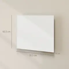 HOMCOM Wifi Smart Electric Heater, Far Infrared, Wall Mounted - 400W - 3