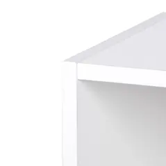 HOMCOM Wall Mounted Coat Hanger Hooks Rack Stand Hallway Coat Rack Rail & Storage Shelf Hanging Coat Organizer (White) - 9