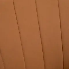 HOMCOM Velvet Armchairs, Upholstered Accent Chairs with Golden Steel Legs, Modern Vanity Chairs for Living Room and Bedroom, Set of 2, Light Brown - 8