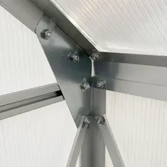 Outsunny 190 x 190cm Walk-In Polycarbonate Greenhouse - 8