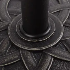 Outsunny 19KG Resin Umbrella Base Garden Parasol Base Stand Round Sun Shade Holder Suitable For Pole Between Φ38mm to Φ48mm - 8