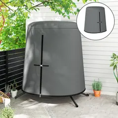 Outsunny 196 x 230 cm Hanging Egg Chair Protective Cover - Grey - 2