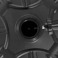 Outsunny 13kg Round Parasol Base Sun Umbrella Weight Stand Holder Patio Outdoor Garden, Black - 8