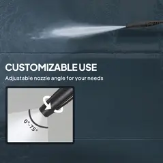 Outsunny 150-Bar Pressure Washer, with Accessories - Red/Black - 5