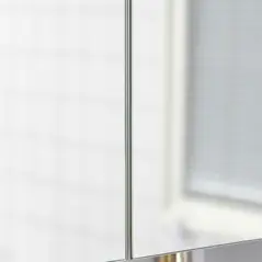 kleankin Bathroom Cabinet with Mirror, Wall Mounted Bathroom Mirror Cabinet with Adjustable Shelf, 2 Doors Storage Cupboard, White - 8