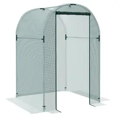 Outsunny 120 x 120cm Mini Polytunnel Greenhouse - 1
