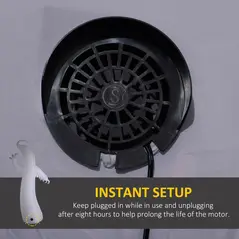 Outsunny 11.8ft Scary Inflatable Ghost Halloween Decoration, with Accessories - 6