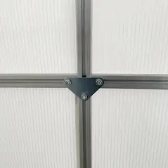 Outsunny 190 x 190cm Walk-In Polycarbonate Greenhouse - 9