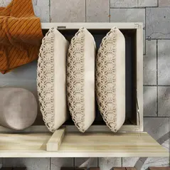 Outsunny 172 Litre Outdoor Storage Box, Wooden terrace Box Garden Storage Container, Natural - 9